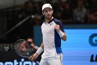 Borna Coric at the 2022 Erste Bank Open.